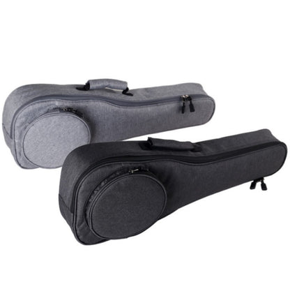 UK-12 23 Inch Ukulele Storage Bag Plus Cotton Padded Anti-Fall Backpack(Dark Gray) - Storage Bags by buy2fix | Online Shopping UK | buy2fix