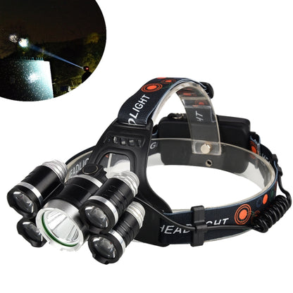 Outdoor Glare Rechargeable LED Headlight High Power Outdoor Lighting Fishing Light, Style: Zoom (With Batteries And USB Cable) - Headlamp by buy2fix | Online Shopping UK | buy2fix