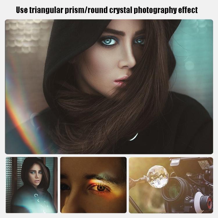 3 in 1 with Tripod Set Crystal Photography Foreground Blur Film And Television Props by buy2fix