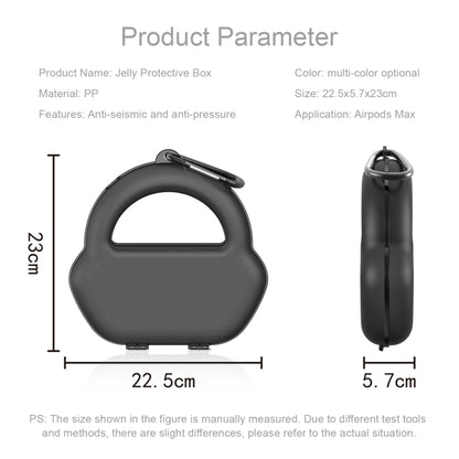 Headset Anti-Pressure And Scratch Resistance Protective Cover Storage Bag For Apple Airpods Max(Black) - For AirPods Max by buy2fix | Online Shopping UK | buy2fix
