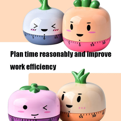 Kitchen Mechanical Timer Cartoon 60 Minutes Timer Baking Cooking Reminder(Onion) - Digital Countdown by buy2fix | Online Shopping UK | buy2fix