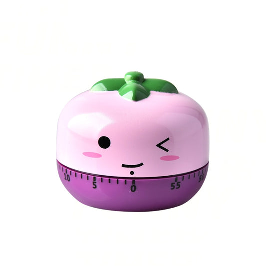 Kitchen Mechanical Timer Cartoon 60 Minutes Timer Baking Cooking Reminder(Tomato) - Digital Countdown by buy2fix | Online Shopping UK | buy2fix