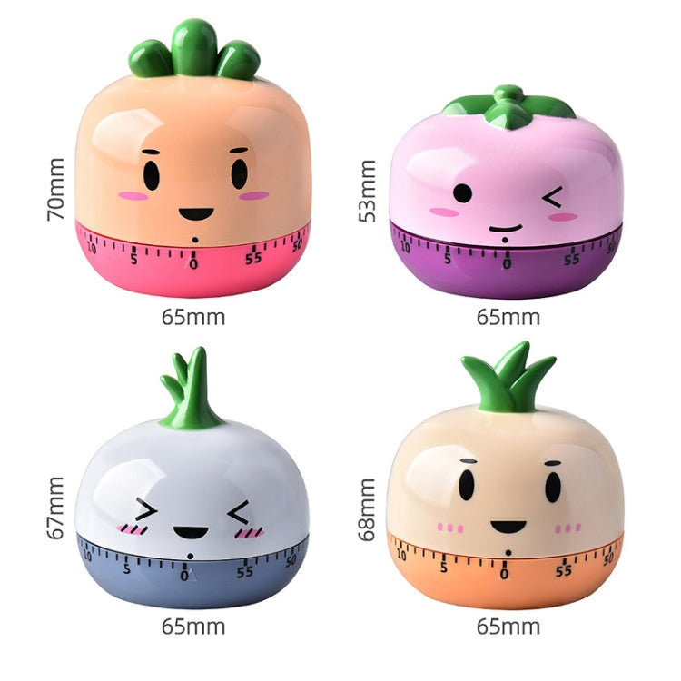 Kitchen Mechanical Timer Cartoon 60 Minutes Timer Baking Cooking Reminder(Tomato) - Digital Countdown by buy2fix | Online Shopping UK | buy2fix