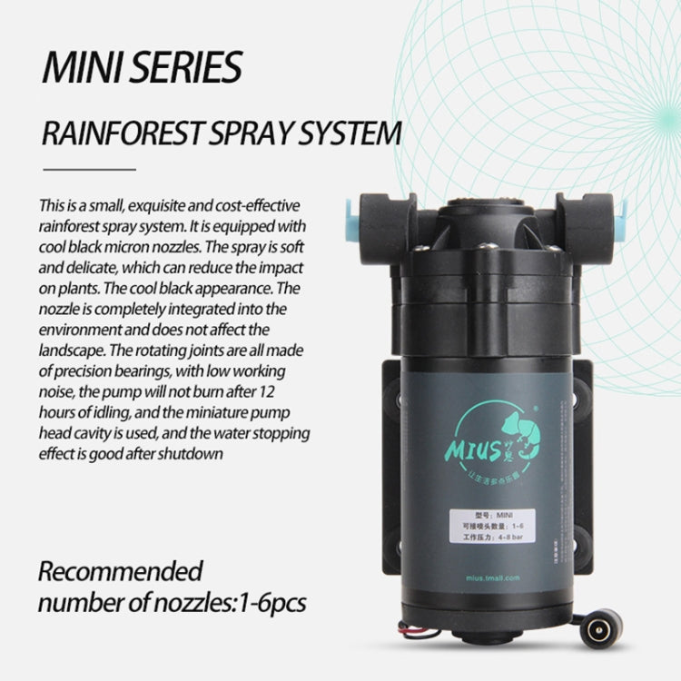 MIUS Simulated Rainfall Rainforest Ecological Mini Spray Atomization Humidification Pump, CN Plug - Fish Tanks & Accessories by MIUS | Online Shopping UK | buy2fix