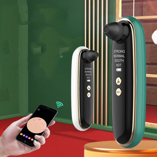 Visualized Hot Compress Blackhead Suction Device Pore Cleaner and Bubble Export Instrument(Green) by buy2fix