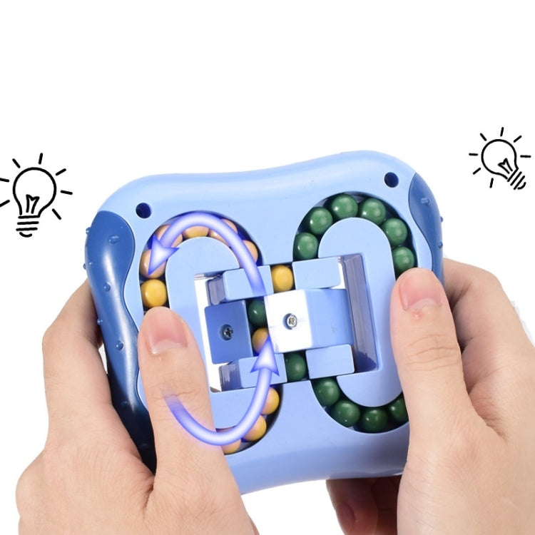 2 PCS Rotating Magic Bean Fingertip Magic Cube Children Finger Top Intellectual Toy(Blue) - Magic Cubes by buy2fix | Online Shopping UK | buy2fix