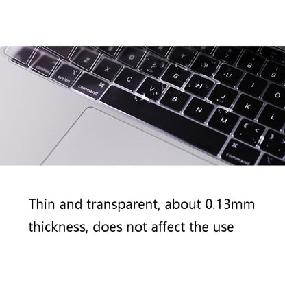 JRC 0.13mm Transparent TPU Laptop Keyboard Protective Film For MacBook Air 13.3 inch A1369 & A1466 - Keyboard Protector by JRC | Online Shopping UK | buy2fix