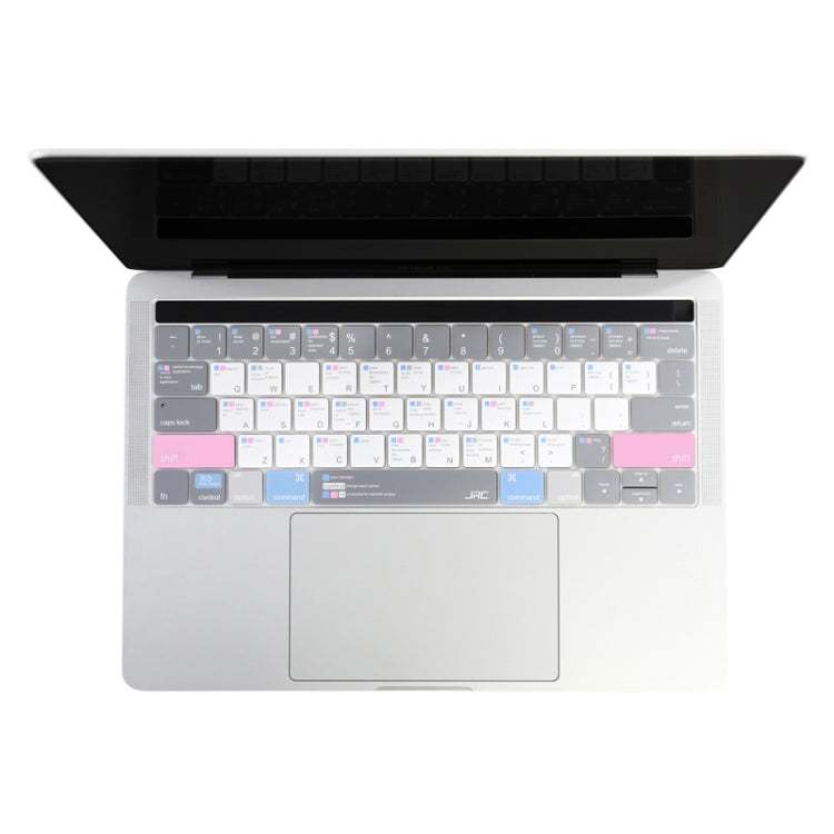 JRC English Version Colored Silicone Laptop Keyboard Protective Film For MacBook Pro 13.3 inch A1706 & A1989 & A2159 (with Touch Bar)(Soothing Color) - Keyboard Protector by JRC | Online Shopping UK | buy2fix