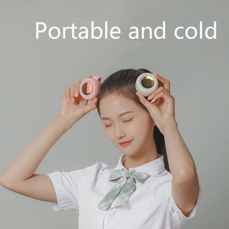 MF019 Small Whirlwind Leafless Fan Portable Clip Waist Fan(White) - Electric Fans by buy2fix | Online Shopping UK | buy2fix