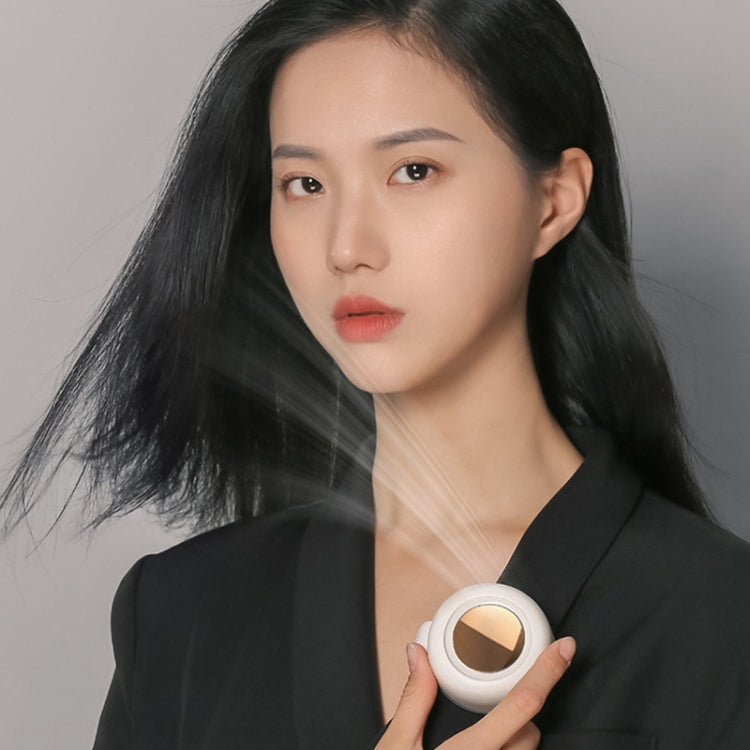 MF019 Small Whirlwind Leafless Fan Portable Clip Waist Fan(White) - Electric Fans by buy2fix | Online Shopping UK | buy2fix