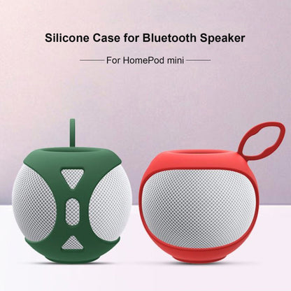 Speaker Protective Cover Home Audio Soft Silicone Protective Case For Apple HomePod Mini(Dark Green) - Protective Case by buy2fix | Online Shopping UK | buy2fix