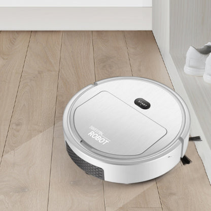 Household Automatic Smart Charging Sweeping Robot, Specification: 3 in 1（White） by buy2fix