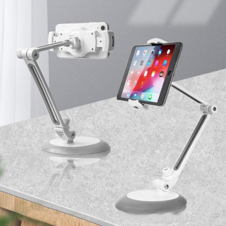 FD1 Adjustable Desktop Computer Bracket Cantilever Support Mobile Phone Lazy Bracket(White) - Desktop Holder by buy2fix | Online Shopping UK | buy2fix