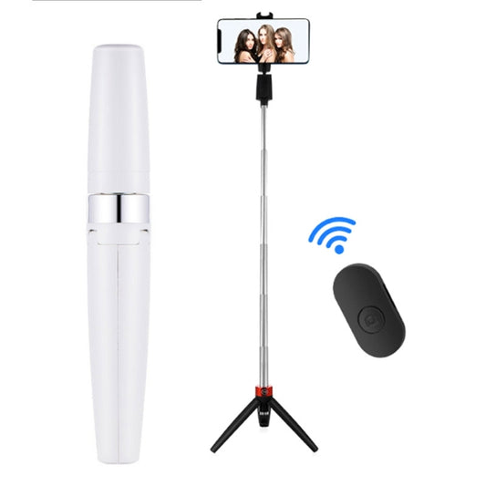 Bluetooth Selfie Stick Integrated Video Broadcasting Tripod Selfie Stick(White) by buy2fix