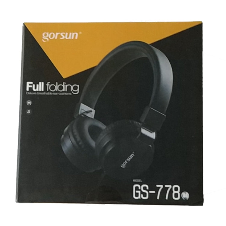 Gorsun GS-778 Mobile Phone Music Headset Wired Laptop Children Headphones(Blue) - Headset & Headphone by buy2fix | Online Shopping UK | buy2fix