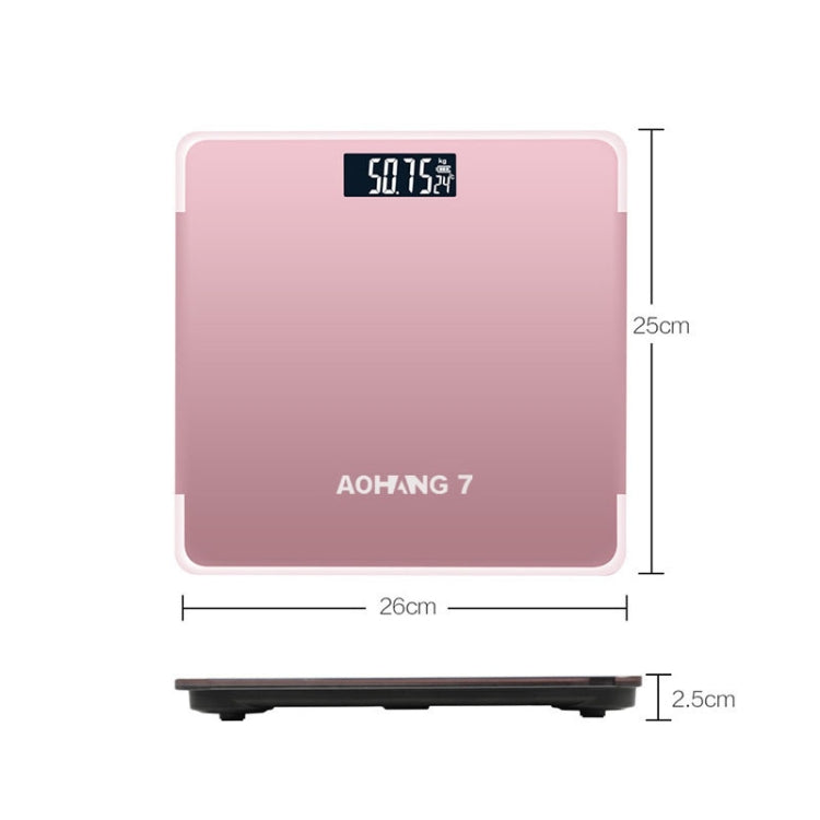 AOHANG7 Home Precision Weight Scale(Red) - Body Scales by buy2fix | Online Shopping UK | buy2fix