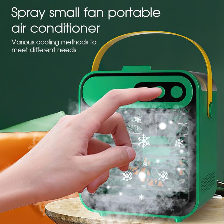 USB Mini Refrigeration And Humidification Air Conditioner Desktop Water-cooled Fan(White) by buy2fix