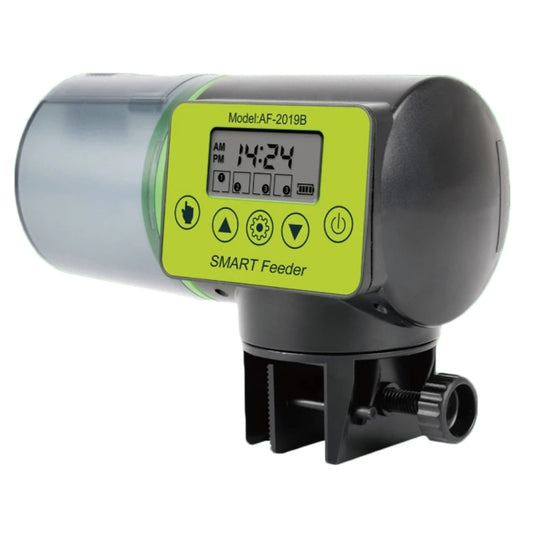 AquaBlue Fish Tank Intelligent Timing Automatic Feeder Aquarium Goldfish Feeder Large Capacity Fish Feeder,Model: AF-2019B English Version - Feeders by buy2fix | Online Shopping UK | buy2fix