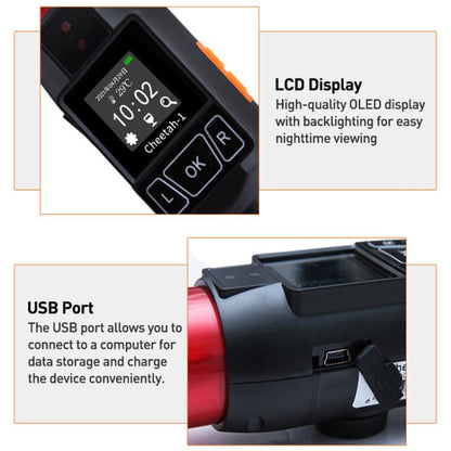 Cheetah No. 1 Alcohol Tester Blowing Baton Alcohol Tester With Flashlight Function，CN Plug by buy2fix