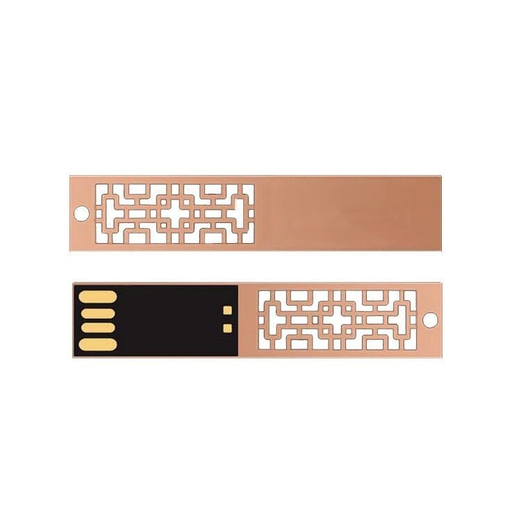 JM03 Metal Classical Style U-Disk Window Grilles USB 2.0 Flash Drive, Capacity: 128GB(Copper Coin) - U Disk & Card Reader by buy2fix | Online Shopping UK | buy2fix