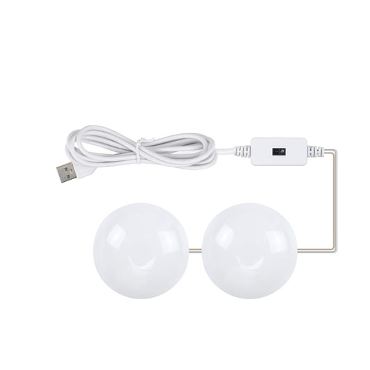 LED Makeup Mirror Light Beauty Fill Light Hand Sweep Sensor Mirror Front Light, Power source: 2 Bulbs(Natural White) by buy2fix