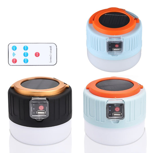 Solar Camping Light Household Outdoor LED Lighting Bulb Light, Style: 509 Charging (Blue Orange) by buy2fix