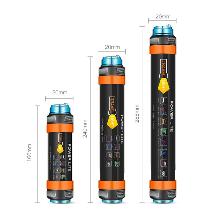 T30 Outdoor LED Camping Light Multi-Function Emergency IP68 Waterproof Flashlight with Mosquito Repellent / Warning Function - Camping Lighting by buy2fix | Online Shopping UK | buy2fix