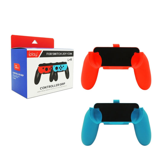 IPLAY Game Console Left & Right Handles For Nintendo Switch(Red Blue) by IPLAY