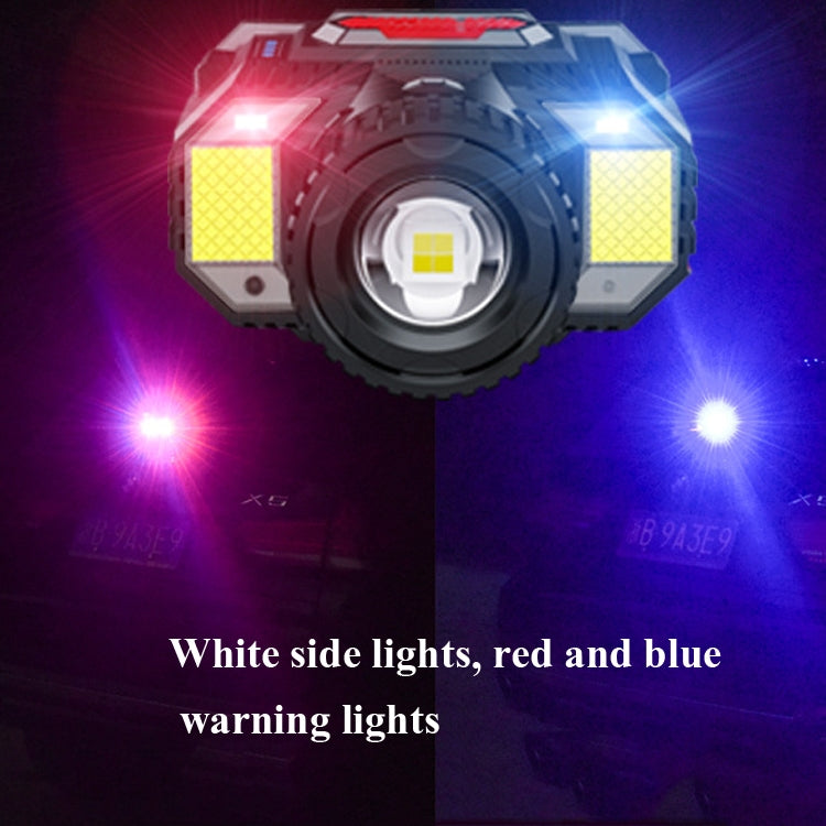 TG-TD009 LED Strong Headlamp Head-Mounted USB Rechargeable Zoom Sensor Headlamp, Colour: White Light - Headlamp by buy2fix | Online Shopping UK | buy2fix