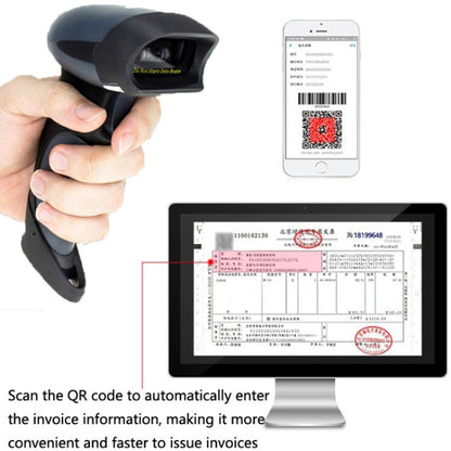 NETUM Supermarket Express Barcode QR Code Scanner, Specification: M8 Wireless - Barcode Scanner by NETUM | Online Shopping UK | buy2fix