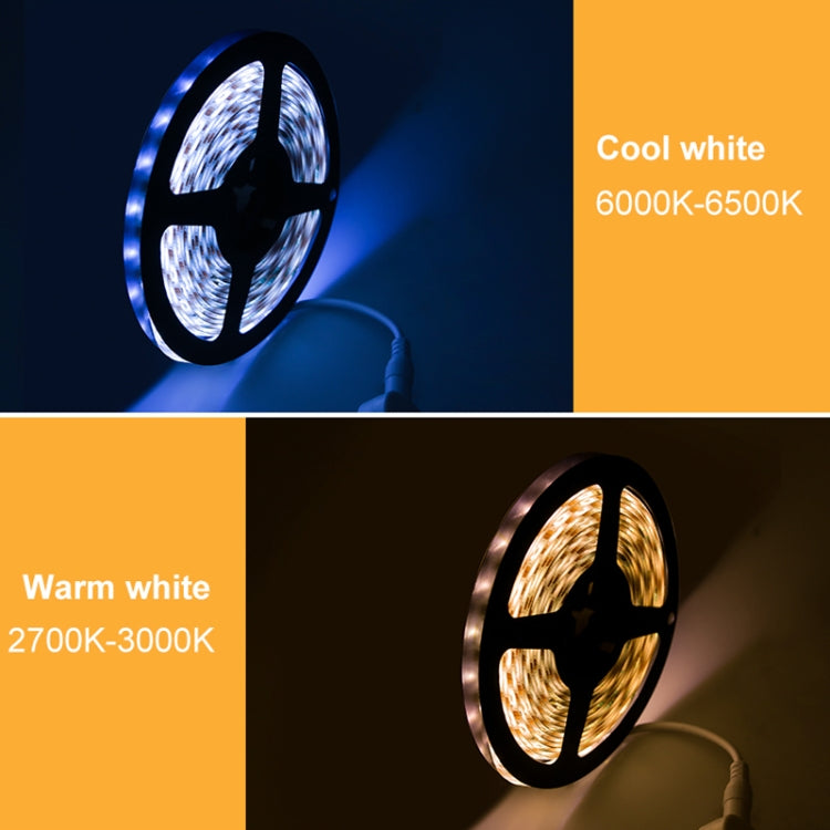 Low Voltage Light Strip LED Hand Scan Induction Flexible Soft Lamp Strip Bedroom Ceiling TV Cabinet Wardrobe Light, Product specifications: Non-waterproof 4m(Cool Light) - Sensor LED Lights by buy2fix | Online Shopping UK | buy2fix