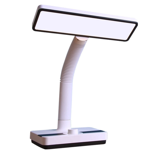 YAGE T104 LED Cold & Warm Light Eye Protection Table Lamp USB Rechargeable Dual-Use Stepless Dimming Table Lamp(Black White) - Desk Lamps by YAGE | Online Shopping UK | buy2fix