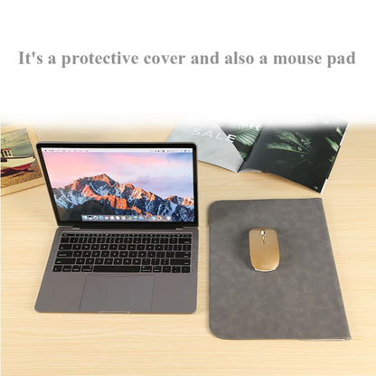 Horizontal Sheep Leather Laptop Bag For Macbook Pro 15 Inch A1707/A1990(Liner Bag + Power Supply Bag  Khaki) - Protective Bags by buy2fix | Online Shopping UK | buy2fix