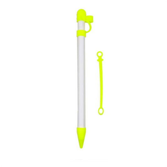 2 PCS 3 In 1 Anti-lost Pen Cap + Anti-lost Conversion Cable + Pen Tip Protective Case Set For Apple Pencil(Yellow) - Pencil Accessories by buy2fix | Online Shopping UK | buy2fix