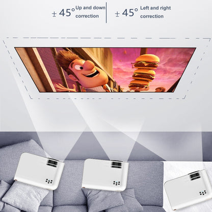 W18 1280 X 720P Portable Home HD LED Wireless Smart Projector, Spec: Android Model(AU Plug) - LED Projector by buy2fix | Online Shopping UK | buy2fix