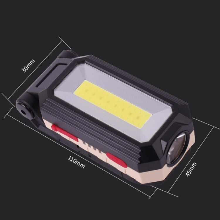 W560 COB + T6 Glare Car Inspection Working Light USB Charging LED Folding Camping Lamp with Hook + Magnet - Camping Lighting by buy2fix | Online Shopping UK | buy2fix