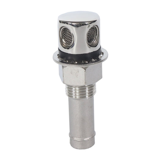 Fuel Breather Vent Straight 316 Stainless Steel Boat Cabin Oiling Fueling Oil Port Vent Accessories by buy2fix