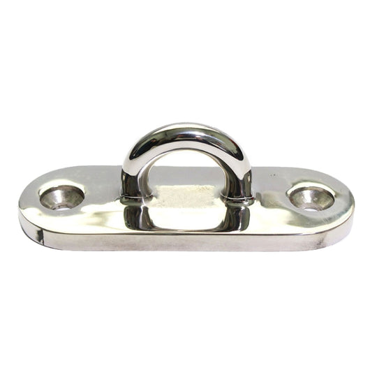 316 Stainless Steel Oval Boat Plate Seat Hand Rowing Boat Fixed Seat Accessories, Specification: 75mm