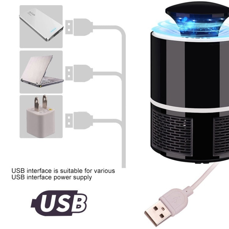 Household Mute Inhalation Photocatalyst USB Physical Mosquito Killer 365-White(USB) - Repellents by buy2fix | Online Shopping UK | buy2fix