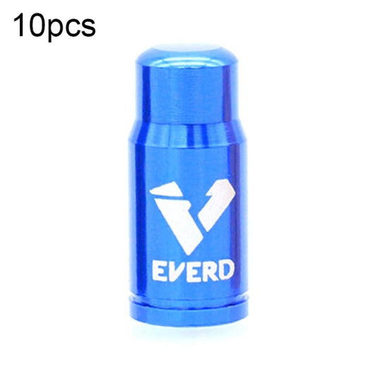 30 PCS EVERD ZH419 Couvercle de porte anti-poussière de pneu de voiture en alliage d'aluminium pour vélo de route de montagne, couleur: Presta (bleu)