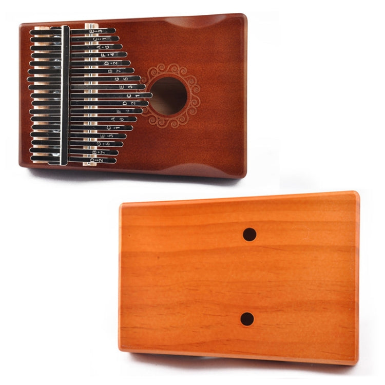 17-Tone Thumb Piano Kalimba Beginners Introduction Finger Piano, Colour: Wooden - Keyboard Accessories by buy2fix | Online Shopping UK | buy2fix