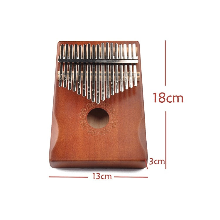 17-Tone Thumb Piano Kalimba Beginners Introduction Finger Piano, Colour: Black Kit - Keyboard Accessories by buy2fix | Online Shopping UK | buy2fix