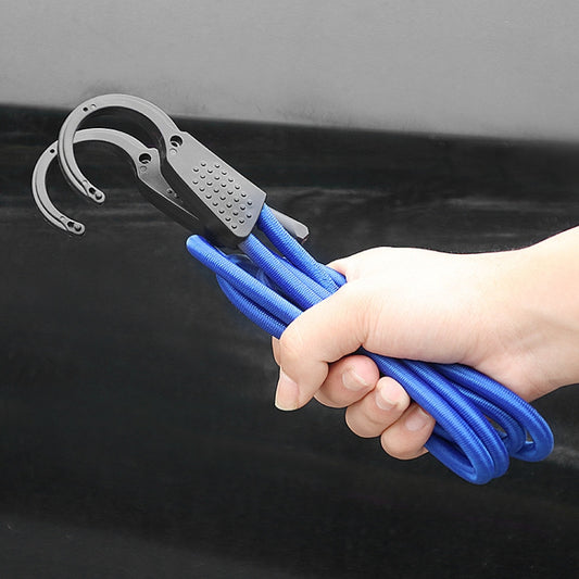 RUNDONG AUTO ACCESSORIES R-8040 Car Luggage Fixed Rope Outdoor Travel Car Interior Clothing Rope(1.5m Blue) by buy2fix