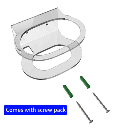 2 PCS JG02Y Speaker Wall Bracket For Google Nest Audio(Transparent White) - Speaker Bracket by buy2fix | Online Shopping UK | buy2fix