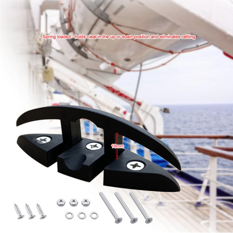 5 Inch Nylon Folding Cable Bolt Claw Bollard Marine Yacht Hardware Accessories - Marine Accessories & Parts by buy2fix | Online Shopping UK | buy2fix