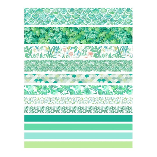 Antique And Paper Tape Hand Account DIY Decoration Material, Colour: Green Mint