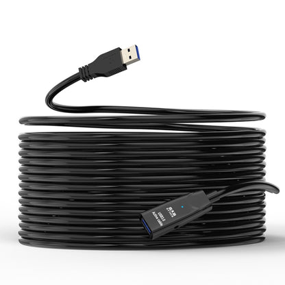 D.Y.TECH USB 3.0 Male To Female Extension Cable Double Shielded Chip Data Cable, Length: 15m by buy2fix