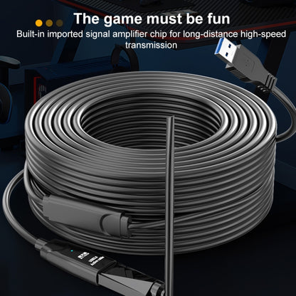 D.Y.TECH USB 3.0 Male To Female Extension Cable Double Shielded Chip Data Cable, Length: 15m by buy2fix