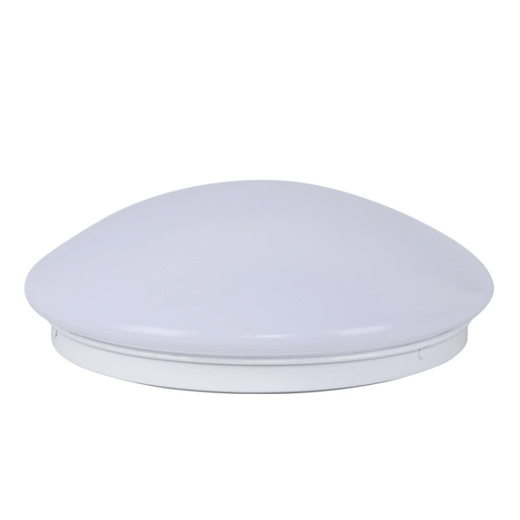 LED Sound Light Control Ceiling Lamp Round Corridor Intelligent Sensor Lamp, Power source: 8W 230mm(White) - Sensor LED Lights by buy2fix | Online Shopping UK | buy2fix