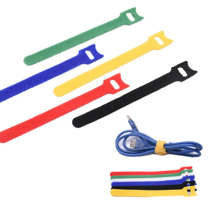 60 PCS T-Shaped Cable Organizer Belt Nylon Winder Buckle, Length: 30cm(Color Random Delivery) by buy2fix